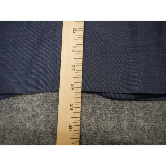 J. Crew Thompson Suit Men's Size 38S Slim Fit Blue w/ Brown Buttons 100% Wool - Picture 7 of 16